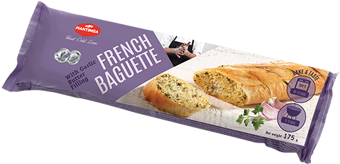 French Baguette With Garlic Butter Filling - Malt Loaf (500x500), Png Download