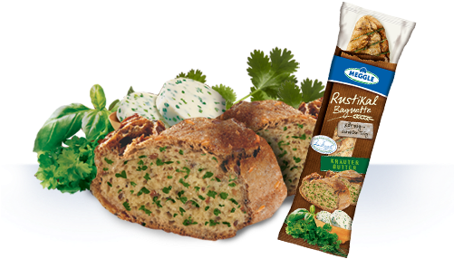 Meggle Baguette (500x341), Png Download