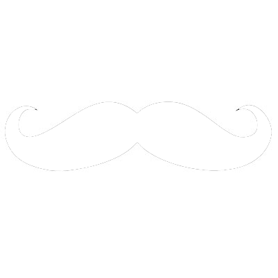 Mustache Png Para - Happy Birthday Mustache (400x400), Png Download