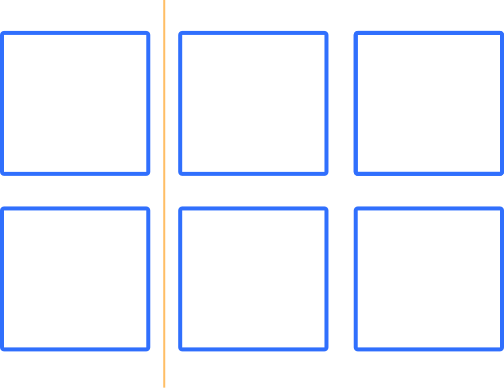 The Vertical And Horizontal Lines That Divide The Grid - Css Grid Layout (504x388), Png Download