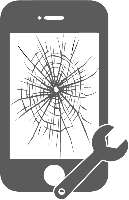 Any Broken Cell Phone Screen Can Be Replaced At Tech - Mobile Phone (613x822), Png Download
