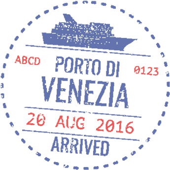 Passport Stamp Venice - Venice (400x358), Png Download