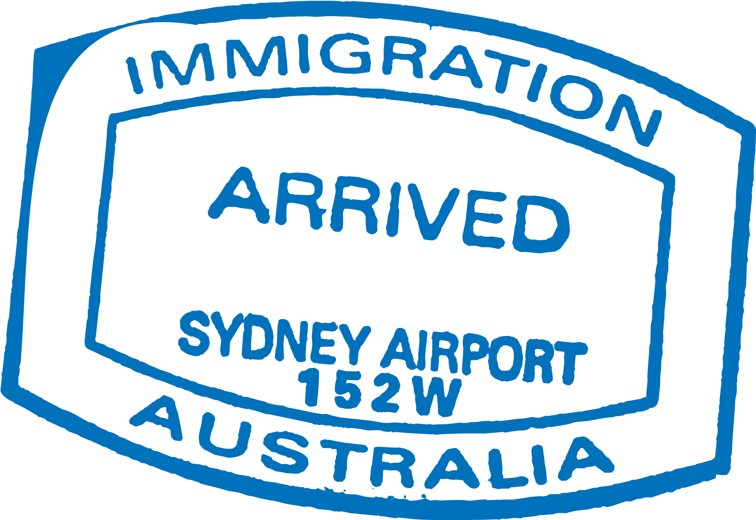 Clip Royalty Free Stock Country Passport Stamps Clipart - Australia (1489x1033), Png Download