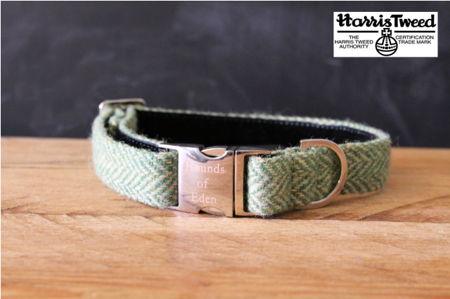 Harris Tweed Dog Collars 'leo' Harris Tweed Dog Collar (640x640), Png Download