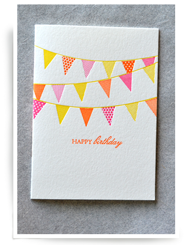 Bright Birthday Banners - Construction Paper (400x510), Png Download