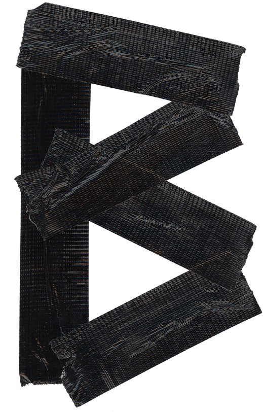 Letter B Of The Black Tape Font - Letter B Font Png (525x812), Png Download