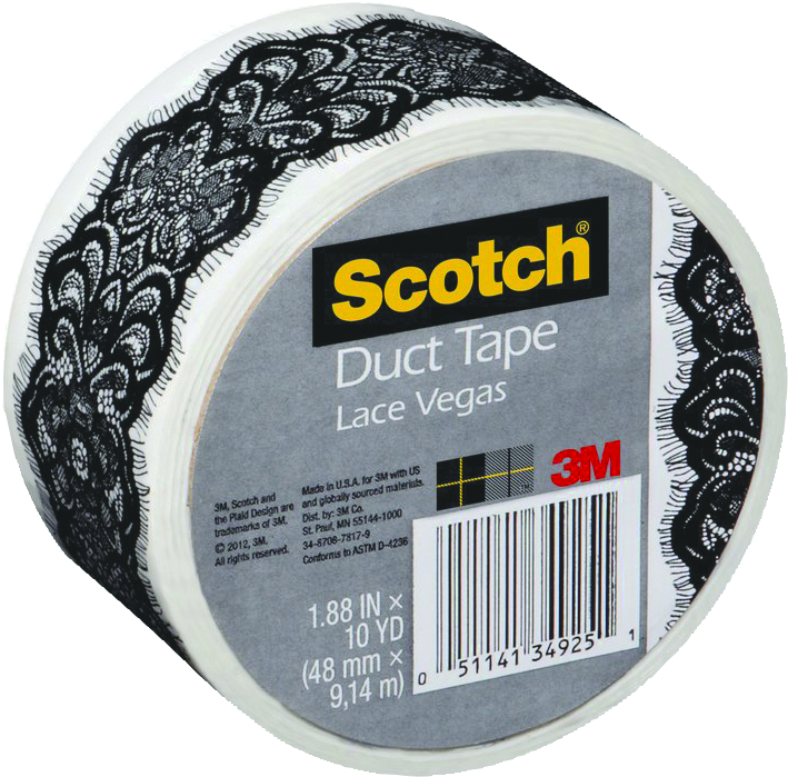 Home > - 3m Scotch Duct Tape, Lace Vegas, 1.88" X 10 Yds (729x722), Png Download