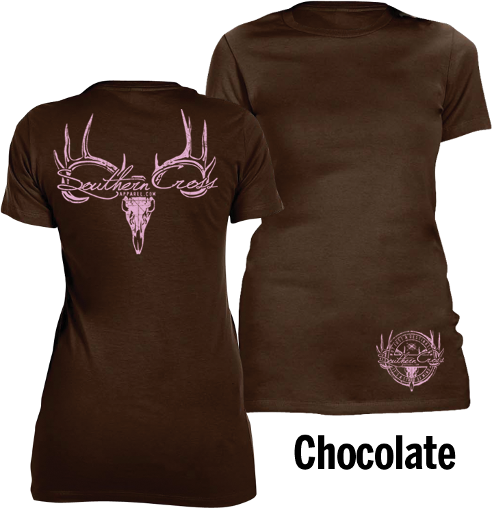 Deer Skull Logo Chocolate X Large, T Shirts - - Black Medium (750x750), Png Download