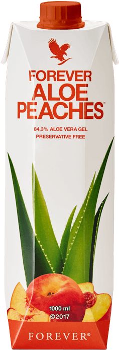 Forever Aloe Bits And Peaches Usa - Forever Living Aloe Peaches (865x865), Png Download
