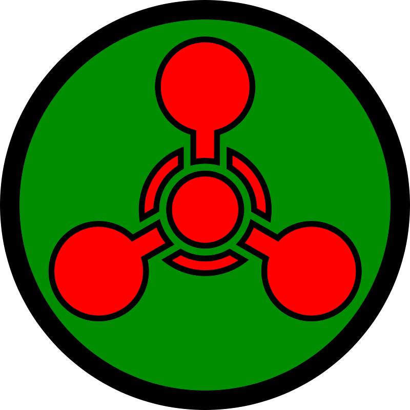 This Graphics Is Chemistry Of Weapons Of Mass Destruction - Chemical Weapon Symbol (800x800), Png Download