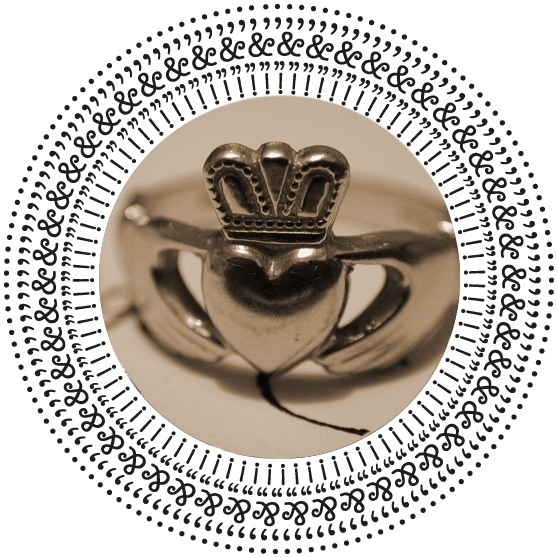 Picture Of A Ring - Irish Clan Rings (558x558), Png Download