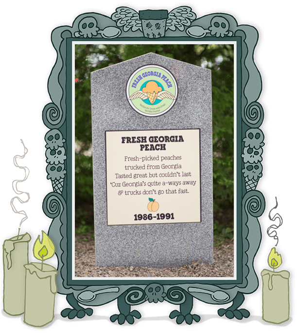 Fresh Georgia Peach - Economic Crunch Ben And Jerry's (611x685), Png Download