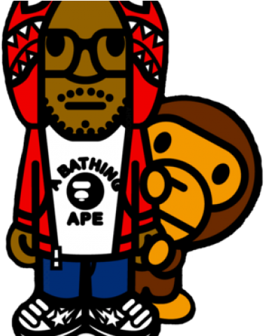 Kid Cudi Bape (640x480), Png Download