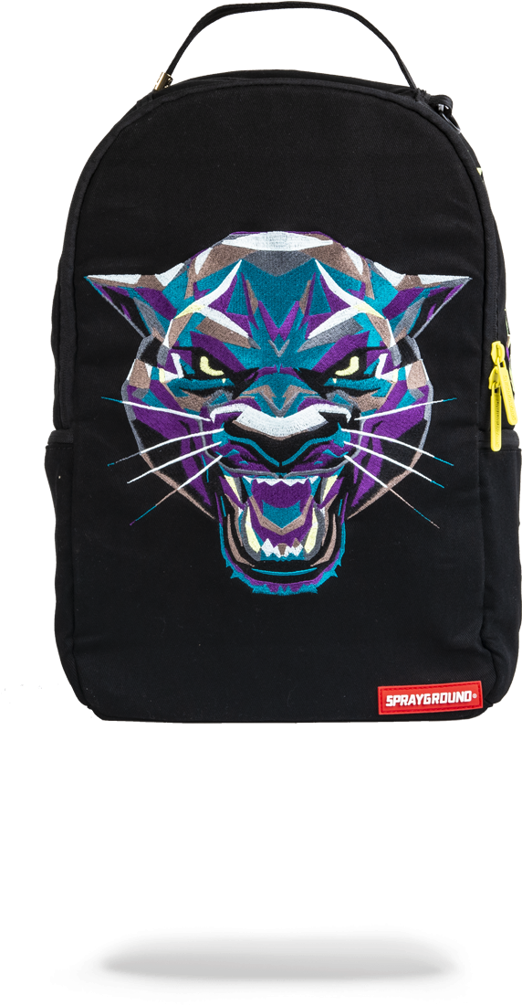 Black Panthera - Sprayground Jungle Panther (960x1225), Png Download