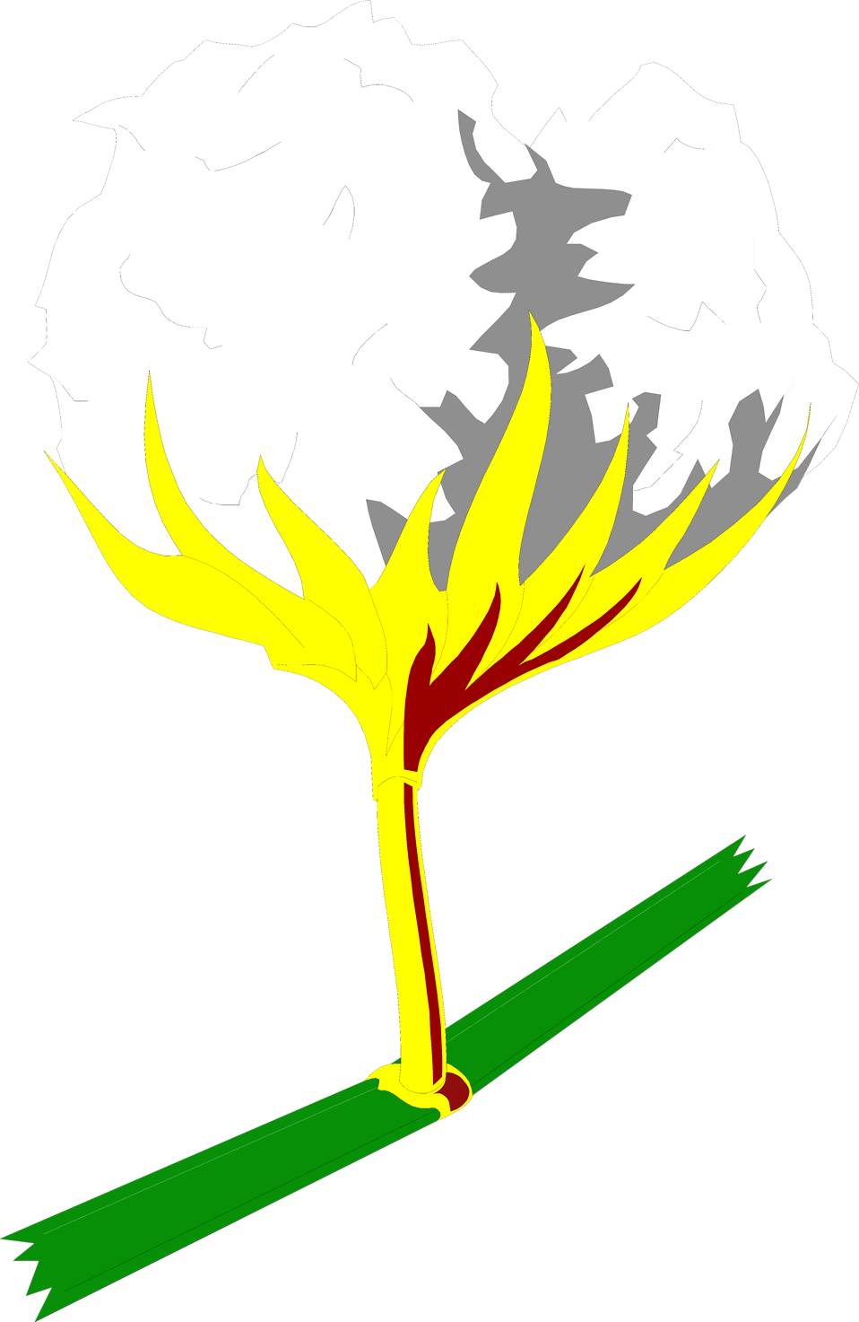 Cotton Clipart Transparent - Cotton Clipart No Background (958x1473), Png Download