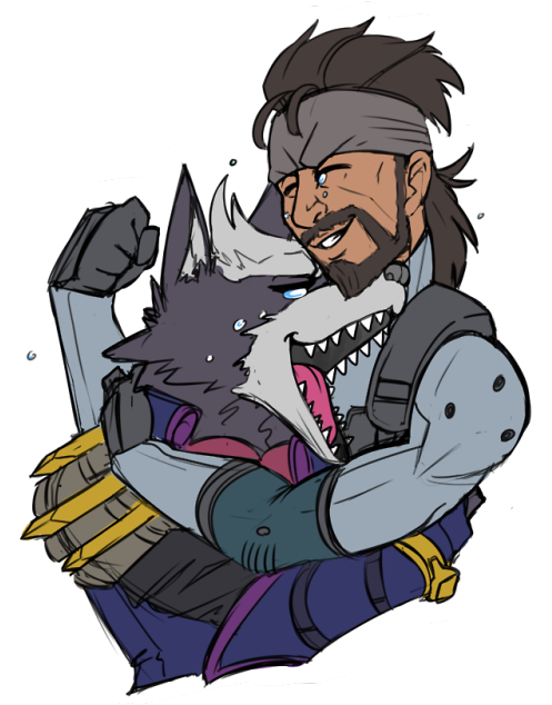 They Survived Subspace - Smash Bros Wolf Snake (500x656), Png Download