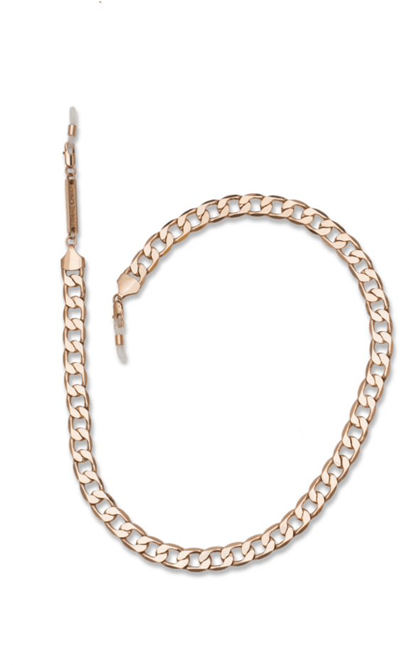 Frame Chain Eyefash Rose Gold - Chain (600x1000), Png Download