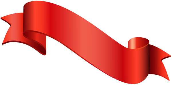 Banner Red Transparent Clip Art Image Art Images, Banners, - Vector Graphics (600x296), Png Download