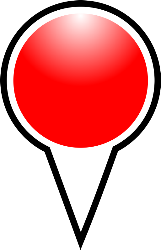 Free Vector Squat Marker Red - You Are Here Vector Free (513x800), Png Download