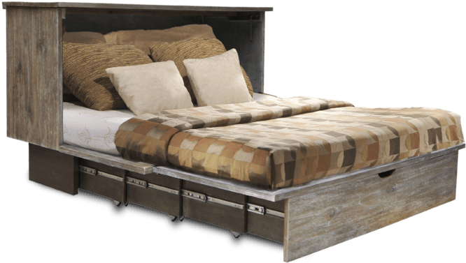 Mjacobs Studio Ash Grey Min - Credenza Bed (751x487), Png Download