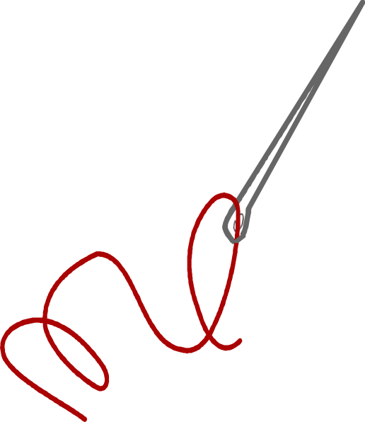 Graphic Free Library Needle Thread Clip Art At Clker - No Needle And Thread (516x596), Png Download