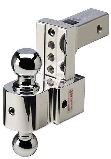 Flash™ Solid Tow Ball Mount - Fastway Dt-stbm6407 Flash Adjustable Solid Tow 4" Drop (500x850), Png Download