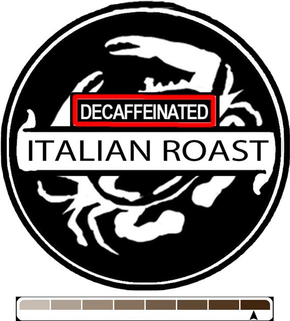 Decaffeinated Italian, 1 Lb - Zeke's Coffee (654x653), Png Download