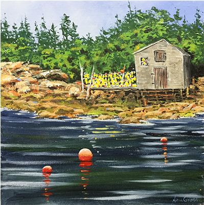 Click To Enlarge “northwest Cove, Ns” Nora Gross - Visual Arts (650x400), Png Download