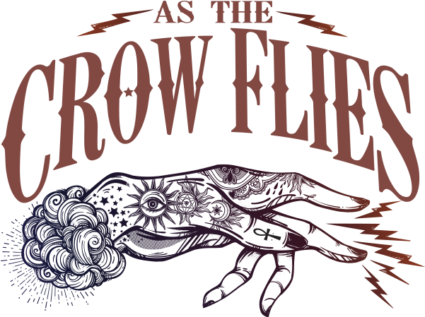 Asthecrowflies - Crow Flies Chris Robinson (600x497), Png Download