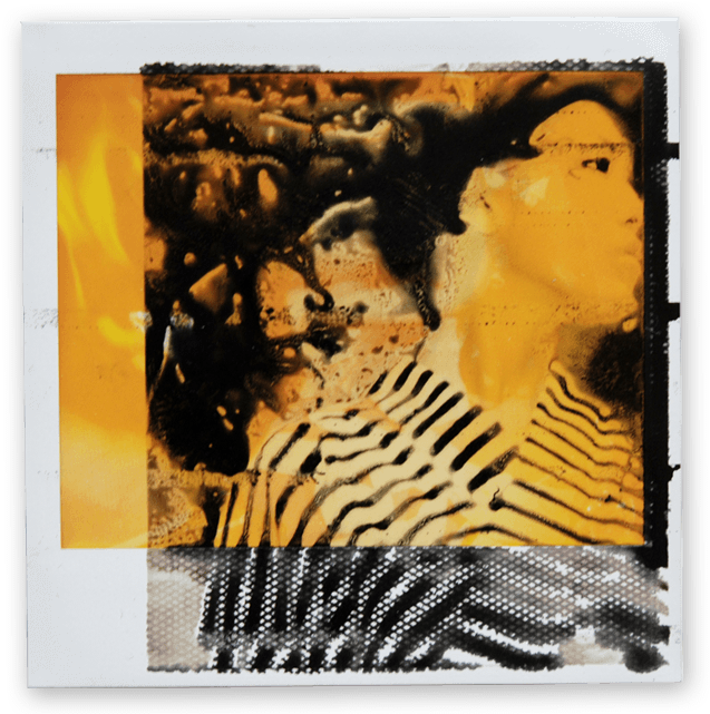 Mixed Media Polaroids - Modern Art (960x640), Png Download