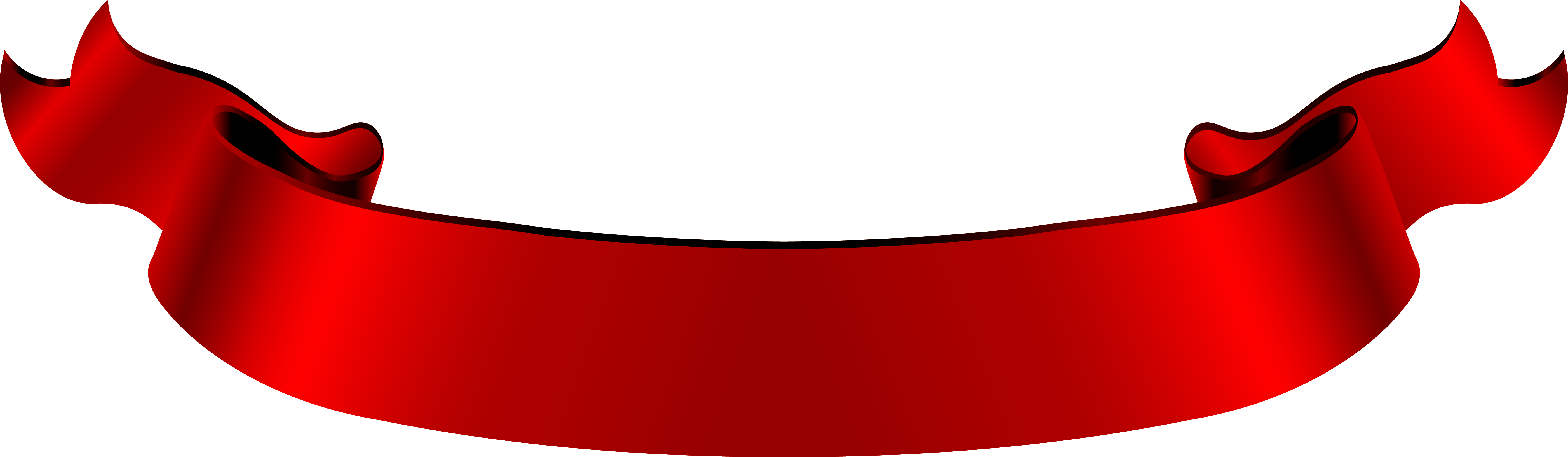 Vintage Ribbon Png Svg Black And White Stock - Red Ribbon Web Banner Png (5604x1632), Png Download