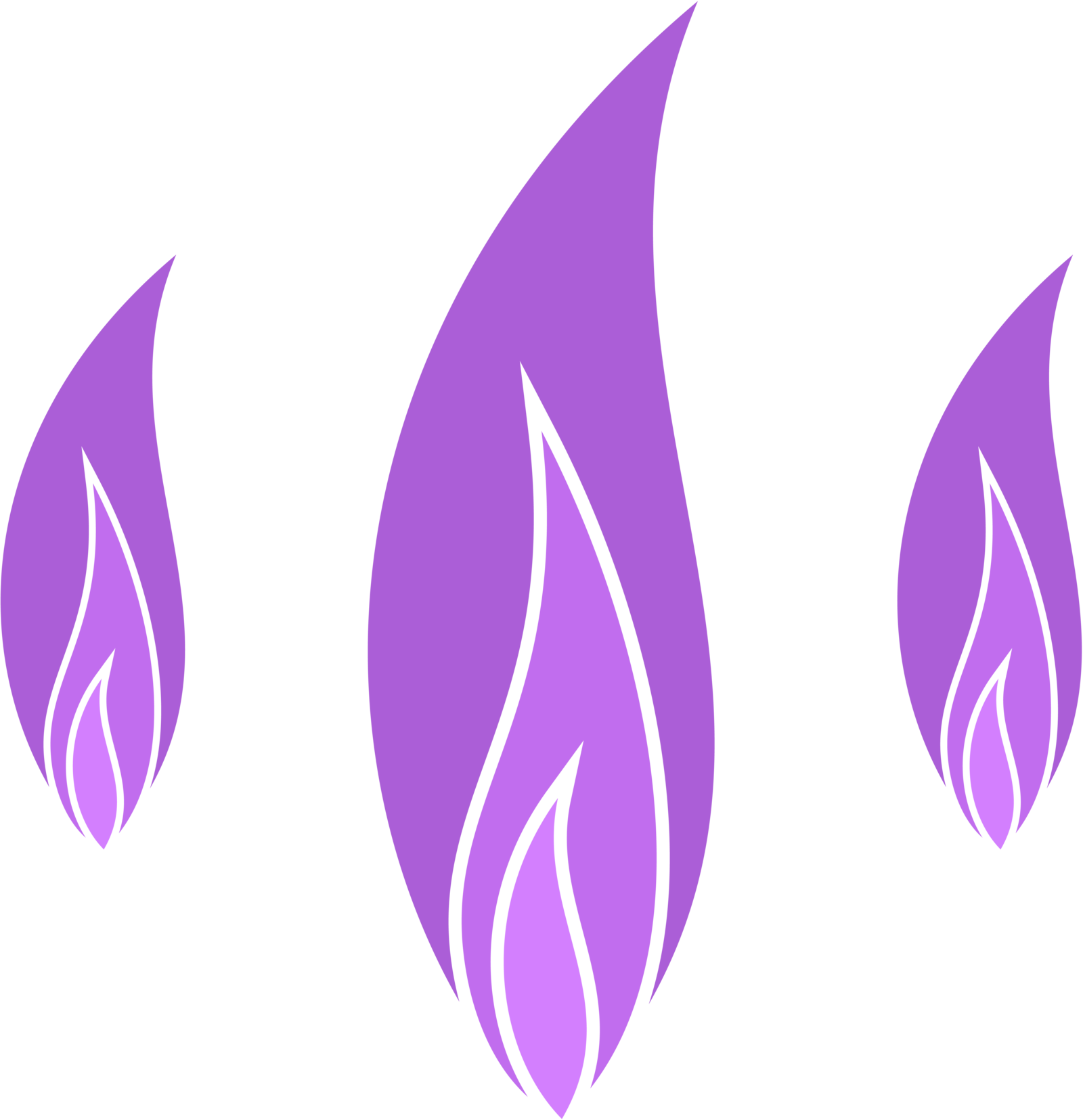 Wisps - - Mlp Purple Fire Cutie Mark (1600x1655), Png Download