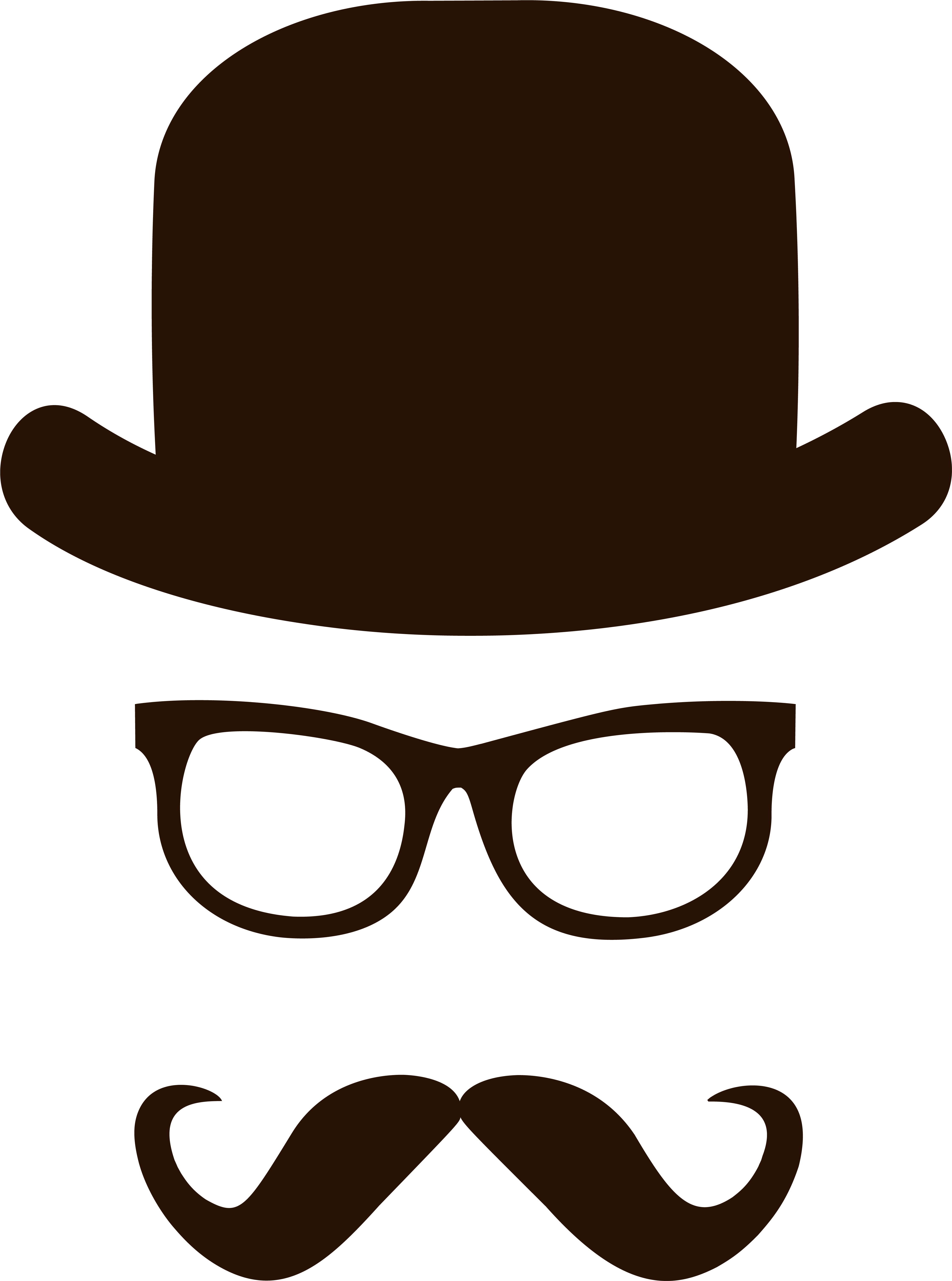 Glasses With Mustache Png (4839x6363), Png Download