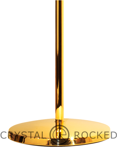 Microphone Stand 24ct Gold Plated - Circle (600x600), Png Download