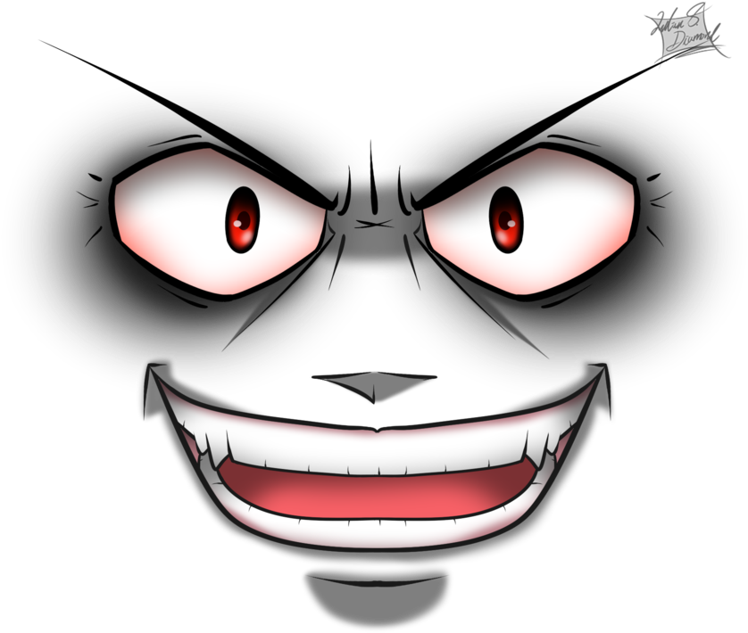 Anime Face Png Graphic - Drawing (1024x824), Png Download