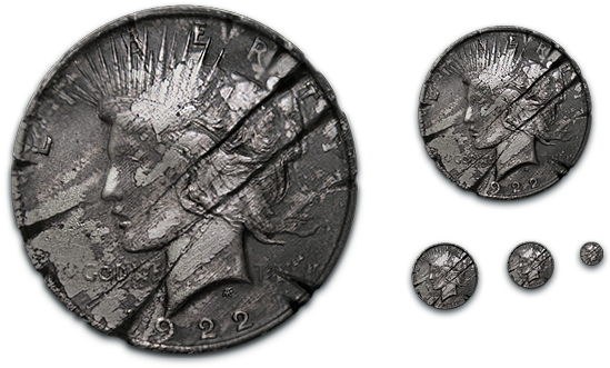 Two-face Coin - Make Two Face Coin (600x410), Png Download