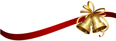 Navidad Cinta Y Campanas - Christmas Ribbons Png (400x400), Png Download