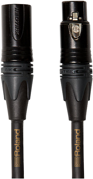 Roland Gold Series Microphone Cable 25' Rmc-g25 - Roland Rmc-gq25 (548x576), Png Download