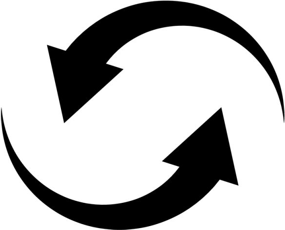 Arrow Icon In Flat Style - Crescent (640x640), Png Download