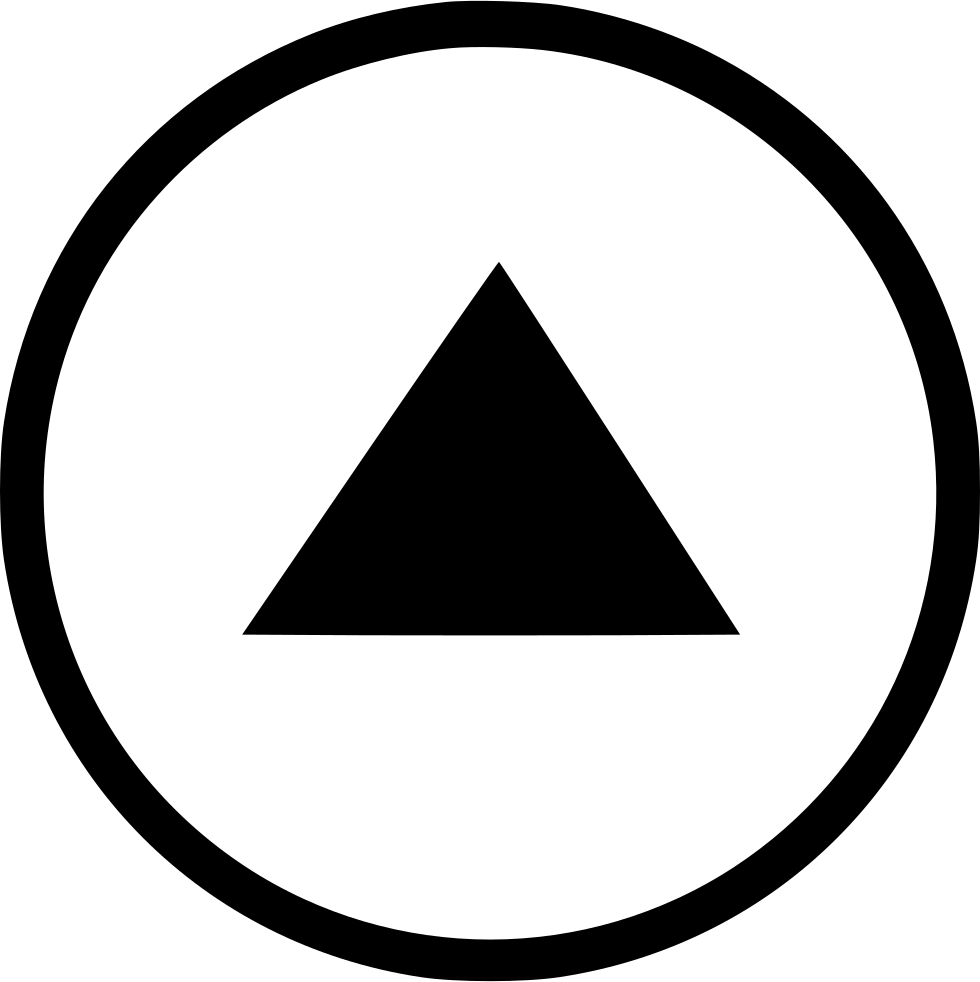 Download Up Triangle Arrow Vector Round Comments - Scalable Vector ...