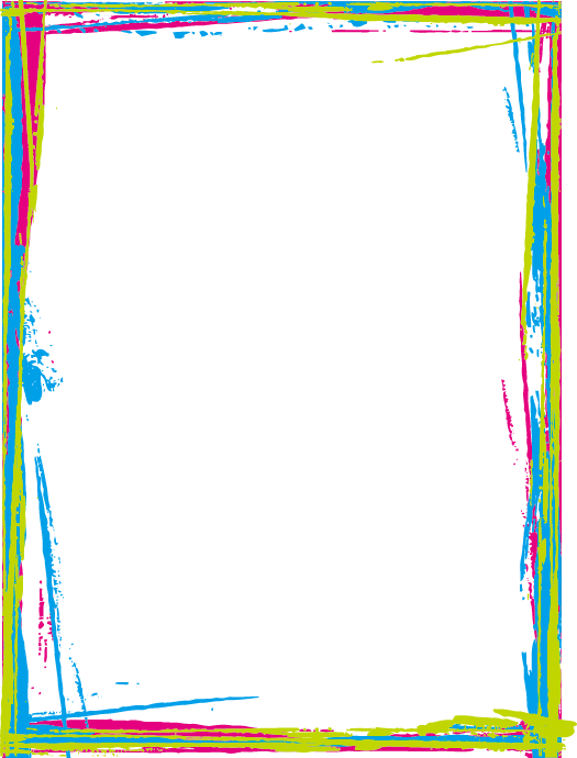 Color, Gold, Inkjet Printing, Square, Angle Png Image - Colorful Border Clip Art (525x690), Png Download