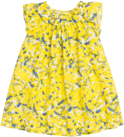 Goldina Baby Dress Acid Yellow - Day Dress (600x600), Png Download