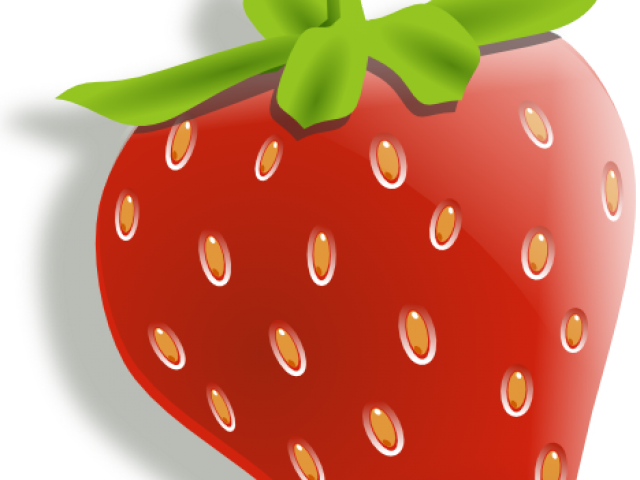 Strawberry Clipart Small Strawberry - Small Strawberry Clip Art (640x480), Png Download