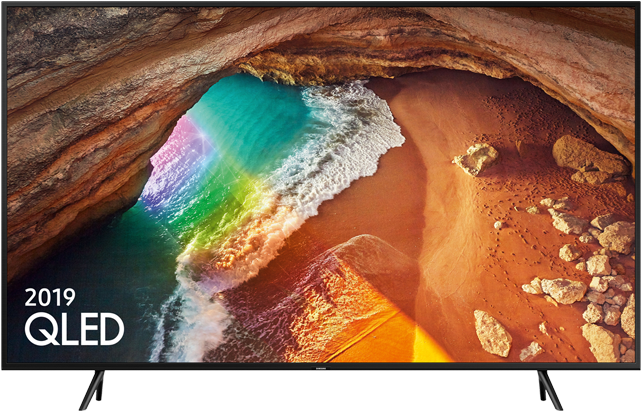 Samsung Qled Qe43q60ra 43" Smart Hdr 4k Ultra Hd Tv - 43 Qled (640x640), Png Download