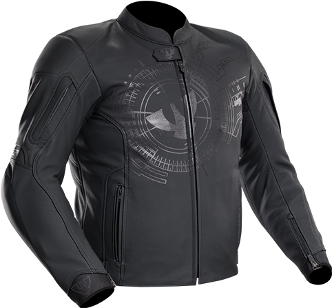 Img 5726-1 P - Leather Jacket (560x580), Png Download