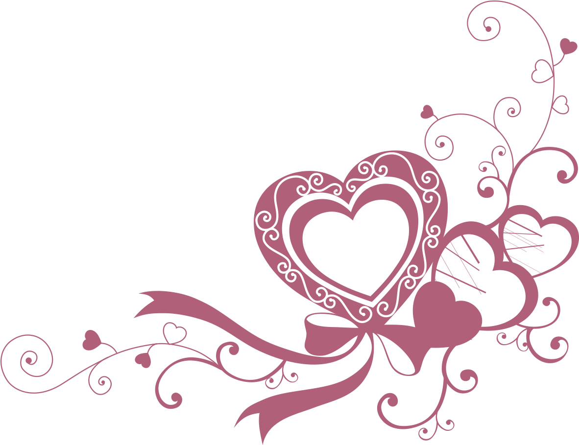 Valentines Day High - Heart Ribbon Pink (1181x1181), Png Download