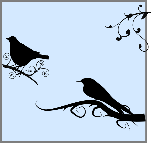 How To Set Use Birds Svg Vector - Tree Branch Clip Art (600x570), Png Download