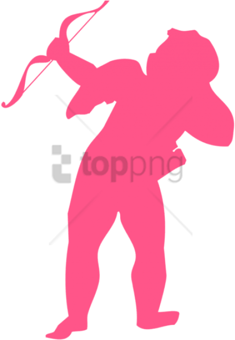 Free Png Love Angel With Arrow And Bow, Emoji, Abstract, - Angel Valentines Png (481x696), Png Download