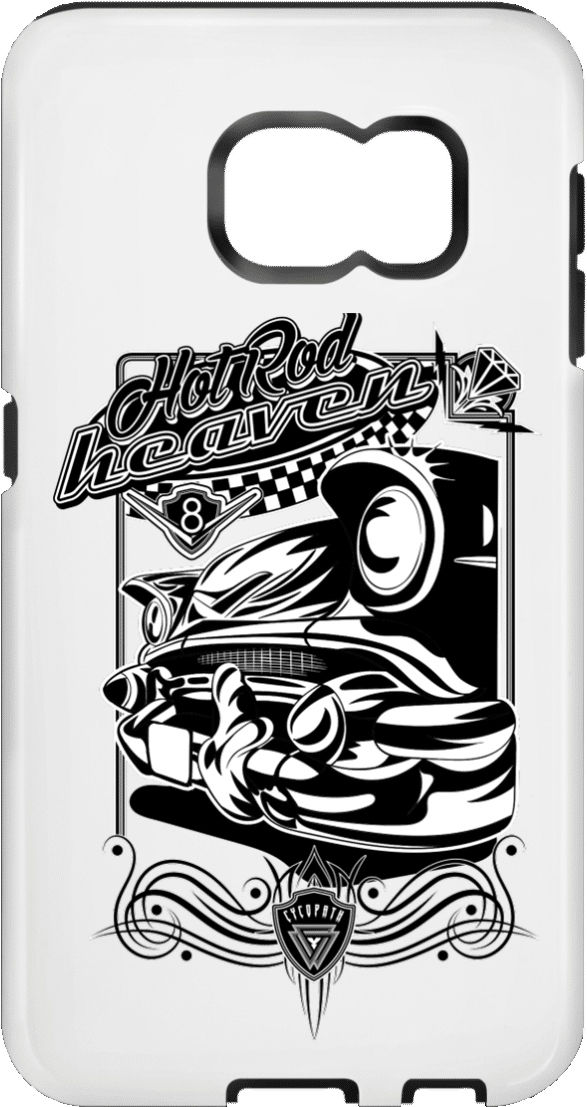 Hot Rod Samsung Galaxy S7 Tough Case - Mobile Phone Case (1155x1155), Png Download