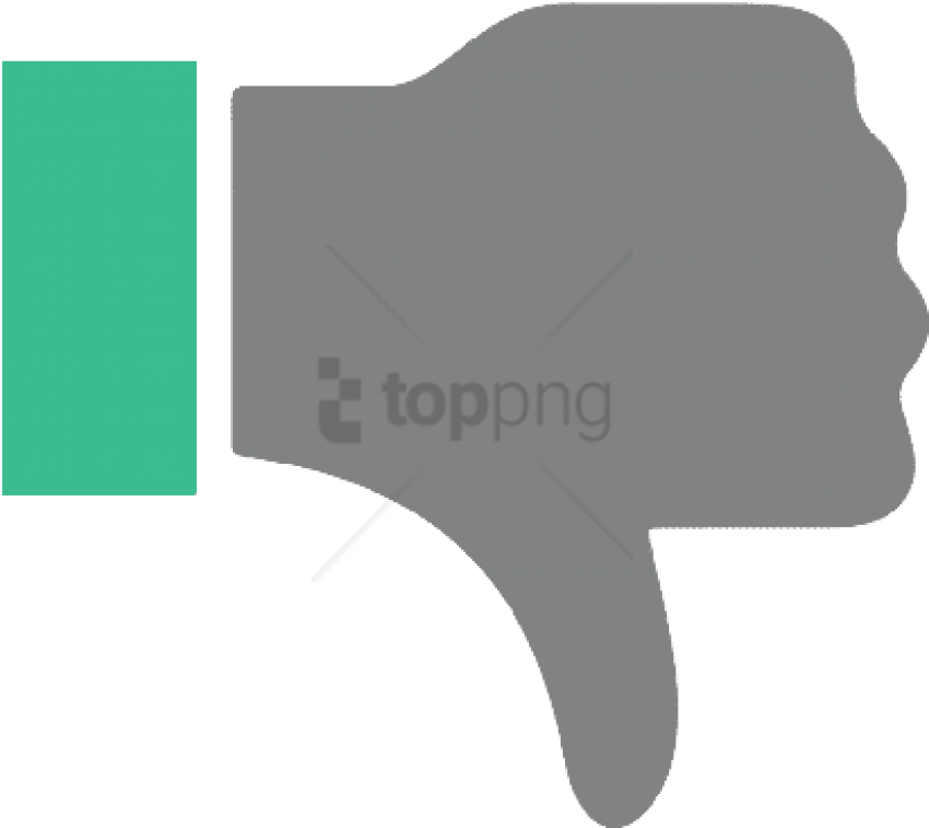 Free Png Thumbs Down Vector Icon - Sign (850x757), Png Download